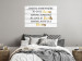 Canvas Art Print Home Maxim (1-piece) - black text with golden elements 145280 additionalThumb 3