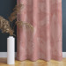 Decorative Curtain Pink wine - graphic leaves in shades of pink in glamour style 147680 additionalThumb 9
