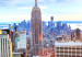 Canvas Print Beautiful Manhattan (1-piece) - New York City skyscrapers and sunrise 149080 additionalThumb 5