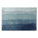 Large canvas print Harmony of Waves - Nautical Abstraction With Blue Watercolors [Large Format] 151180