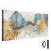 Canvas A Breath of Autumn - Yellow and Blue Leaves on an Abstract Background 151280 additionalThumb 8