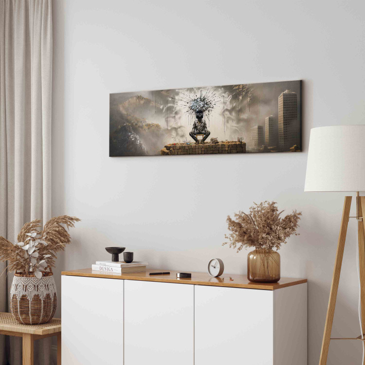 Canvas Print Modern Mind - A Creation Inspired by Banksy’s Work 151580 additionalImage 4