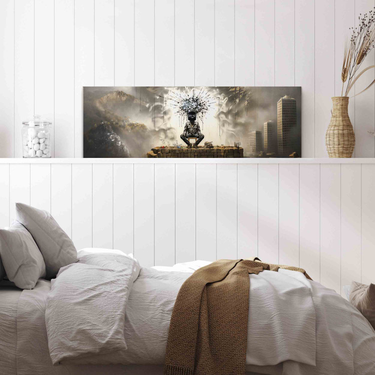 Canvas Print Modern Mind - A Creation Inspired by Banksy’s Work 151580 additionalImage 11