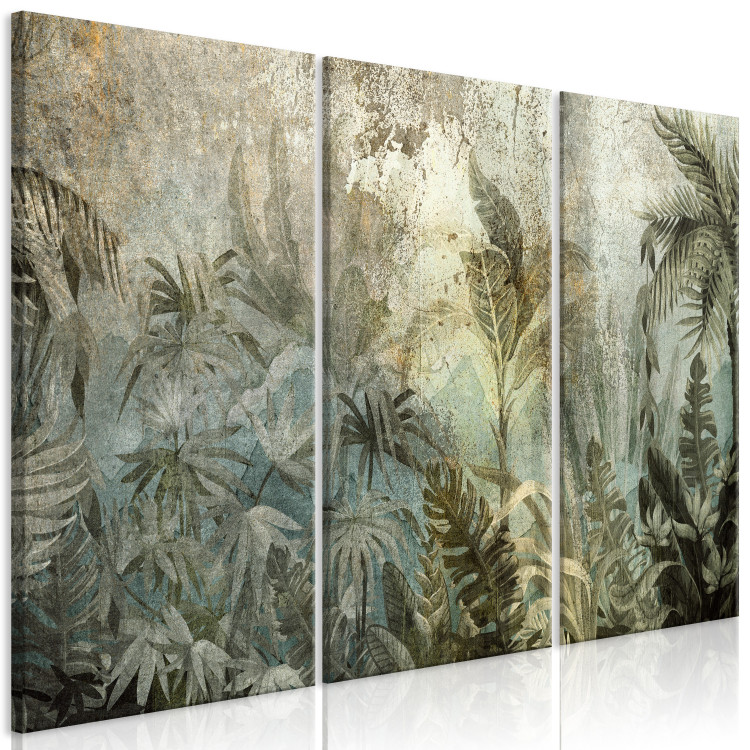 Canvas Exotic Forest - Island Jungle in Natural Green Colors 151780 additionalImage 2