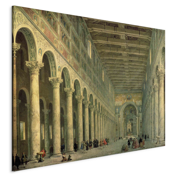 Reproduction Painting Interior of the Church of San Paolo Fuori le Mura, Rome 155680 additionalImage 2