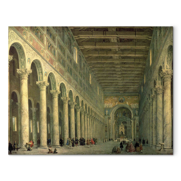 Reproduction Painting Interior of the Church of San Paolo Fuori le Mura, Rome 155680