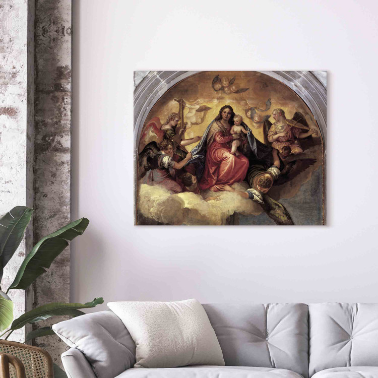 Art Reproduction Madonna with child and angels playing music 158580 additionalImage 3