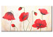 Canvas Red Poppies in the Mist (1-piece) - floral motif with flowers 47180