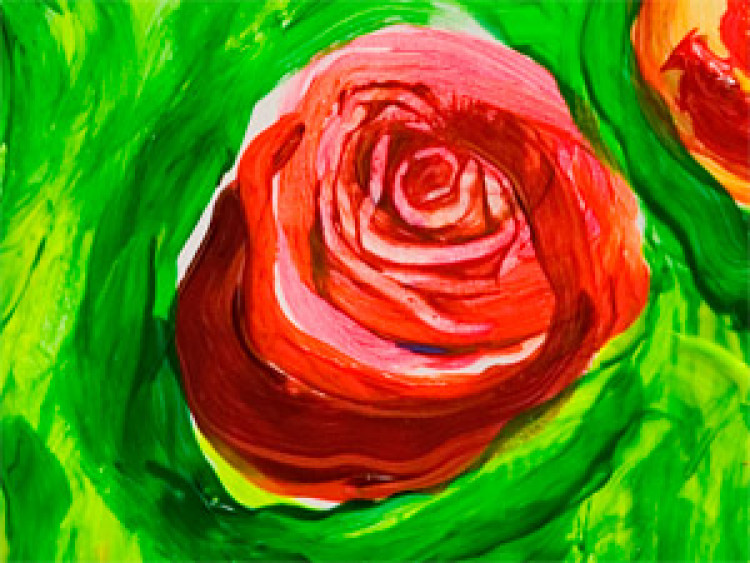 Canvas Art Print In rose garden 48580 additionalImage 2