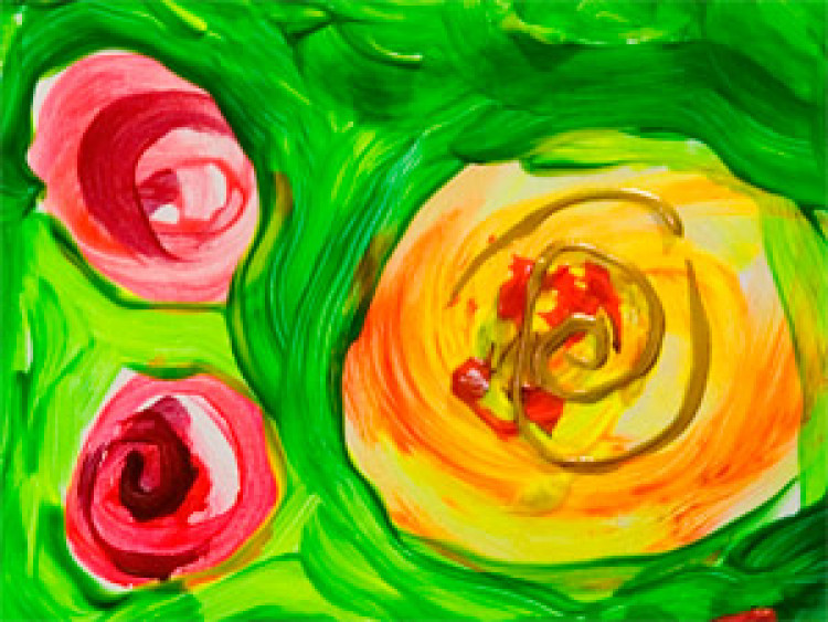 Canvas Art Print In rose garden 48580 additionalImage 3