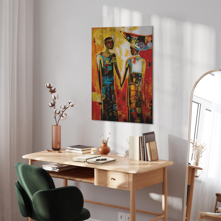 Canvas Print African couple 49380 additionalImage 5