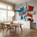 Wall Mural Composition - Map of France in Flag Colours with Cars and Eiffel Tower 60080 additionalThumb 7