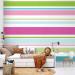 Photo Wallpaper Bright Stripes - Background with Geometric Shape in the Form of Colorful Stripes 60780 additionalThumb 6