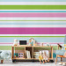Photo Wallpaper Bright Stripes - Background with Geometric Shape in the Form of Colorful Stripes 60780 additionalThumb 4