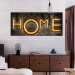 Canvas Bulb Home - Bright Inscription on Wooden Texture in Vintage Style 107290 additionalThumb 3