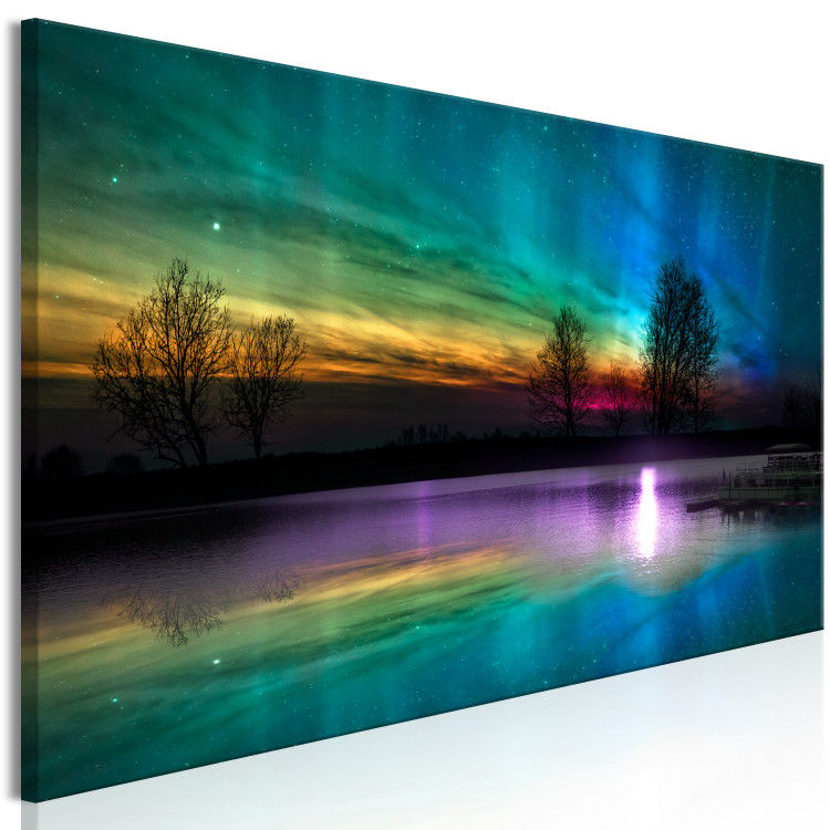Canvas Rainbow Aurora (1 Part) Narrow 108490 additionalImage 2