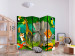 Room Divider Colorful Safari II - cartoon animals against the backdrop of an African jungle 113890 additionalThumb 4