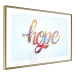 Wall Poster Hope - simple composition with English text on a solid background 114290 additionalThumb 8