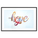 Wall Poster Hope - simple composition with English text on a solid background 114290 additionalThumb 15