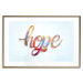 Wall Poster Hope - simple composition with English text on a solid background 114290 additionalThumb 16