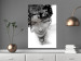 Canvas Art Print Symbol of Femininity (1-part) - Face with Black and White Accents 116390 additionalThumb 3