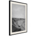 Wall Poster Seaside Cliff - black and white seascape with rocky coastline 116490 additionalThumb 3