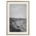 Wall Poster Seaside Cliff - black and white seascape with rocky coastline 116490 additionalThumb 19