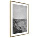 Wall Poster Seaside Cliff - black and white seascape with rocky coastline 116490 additionalThumb 6