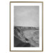 Wall Poster Seaside Cliff - black and white seascape with rocky coastline 116490 additionalThumb 14