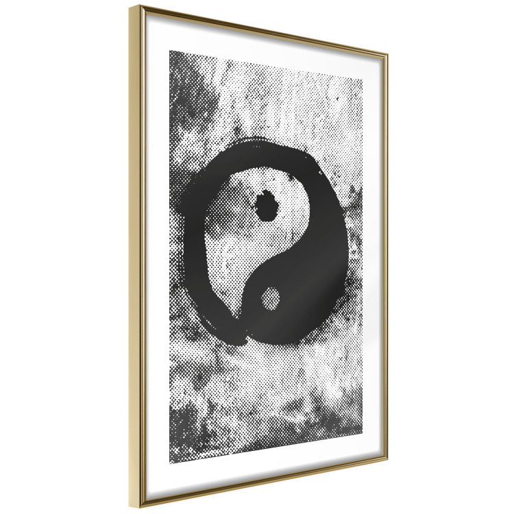 Wall Poster Yin and Yang - black and white abstraction with the Chinese symbol of good and evil 116790 additionalImage 8