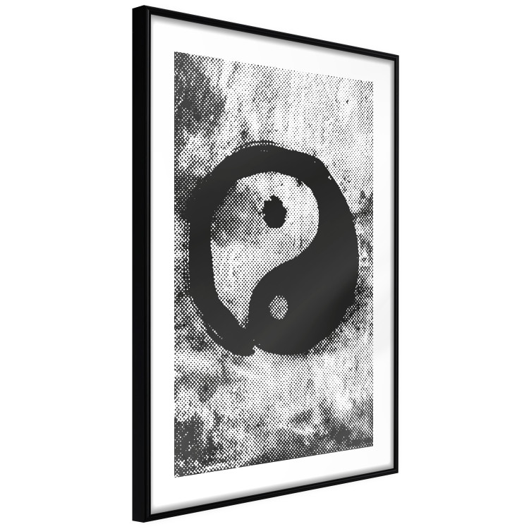 Wall Poster Yin and Yang - black and white abstraction with the Chinese symbol of good and evil 116790 additionalImage 13