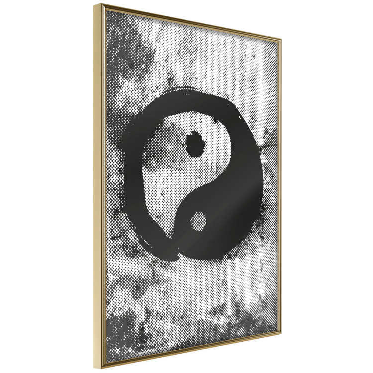 Wall Poster Yin and Yang - black and white abstraction with the Chinese symbol of good and evil 116790 additionalImage 14