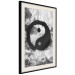 Wall Poster Yin and Yang - black and white abstraction with the Chinese symbol of good and evil 116790 additionalThumb 3