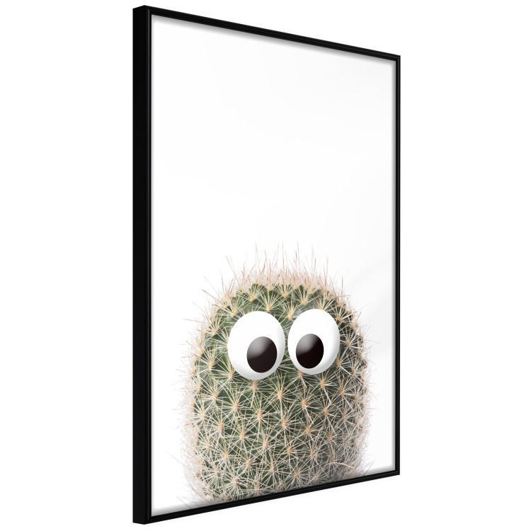 Wall Poster Cactus with Eyes - funny little prickly plant on a solid background 116890 additionalImage 10