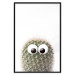 Wall Poster Cactus with Eyes - funny little prickly plant on a solid background 116890 additionalThumb 24