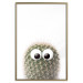 Wall Poster Cactus with Eyes - funny little prickly plant on a solid background 116890 additionalThumb 20