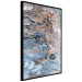 Wall Poster Sienna Blue Marble - colorful abstraction with artistic spots and streaks 117790 additionalThumb 10