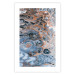 Wall Poster Sienna Blue Marble - colorful abstraction with artistic spots and streaks 117790 additionalThumb 19