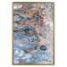 Wall Poster Sienna Blue Marble - colorful abstraction with artistic spots and streaks 117790 additionalThumb 16