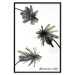 Poster Carefree Moments - tropical palms and black inscriptions on a white background 122290 additionalThumb 18
