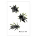 Poster Carefree Moments - tropical palms and black inscriptions on a white background 122290 additionalThumb 19