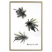 Poster Carefree Moments - tropical palms and black inscriptions on a white background 122290 additionalThumb 14
