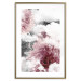 Poster Flowers in the Clouds - pink flowers amidst clouds against the backdrop of a city map 122790 additionalThumb 16