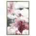 Poster Flowers in the Clouds - pink flowers amidst clouds against the backdrop of a city map 122790 additionalThumb 16