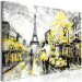 Canvas Colourful Rendez-Vous (1 Part) Wide Yellow 123090 additionalThumb 2