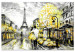 Canvas Colourful Rendez-Vous (1 Part) Wide Yellow 123090