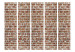 Folding Screen Brick Space II - architectural texture of red brick 123290 additionalThumb 3