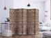 Folding Screen Brick Space II - architectural texture of red brick 123290 additionalThumb 2