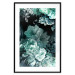 Wall Poster Emerald Garden - mint-colored floral garden with flowers 123490 additionalThumb 15