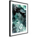 Wall Poster Emerald Garden - mint-colored floral garden with flowers 123490 additionalThumb 11